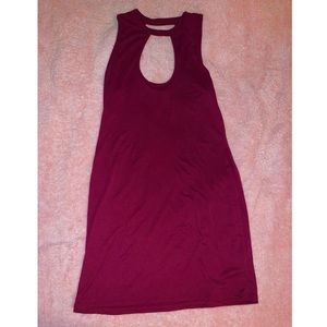 Maroon Dress